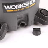 WORKSHOP Wet/Dry Vacs Vacuum WS1200VA Heavy Duty General Purpose Wet/Dry Vacuum Cleaner, 12-Gallon Shop Vacuum Cleaner, 5.0 Peak HP Wet And Dry Workshop