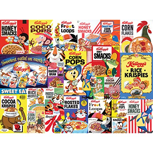 Kellogg's 1000 PC Jigsaw Puzzles - Cereal Favorites Cra-Z-Art
