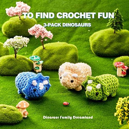 YIGWANG Crochet Kit for Beginners, Learn to Crochet Animal Kit for Kids Adults,Complete Crochet Stater Kits with Step-by-Step Video Tutorials and YIGWANG