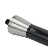 Tool Steel Drill Chuck Arbor, R8 Shank to 3/8in Threaded Manganese Steel 24mm Length R8 Shank Mill Arbor Adapter,Lathe Tools,Used for Tapping, PerGar