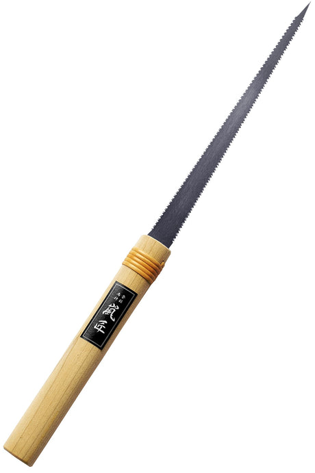 RANSHOU Japanese Pull Saw Woodworking Small Keyhole Saw 7-7/8" Made in JAPAN, Ryoba Double-Edge Hand Saw for Wood, Plywood, Drywall, Sheetrock, RANSHOU