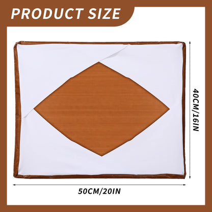 Zhengmy 2 Pieces Wrap Cover for Heat Press Platen, 16 x 20 Inch Heat Resistant Reusable Sheets Pad Mat Pillow for Sublimation Heat Press Machine