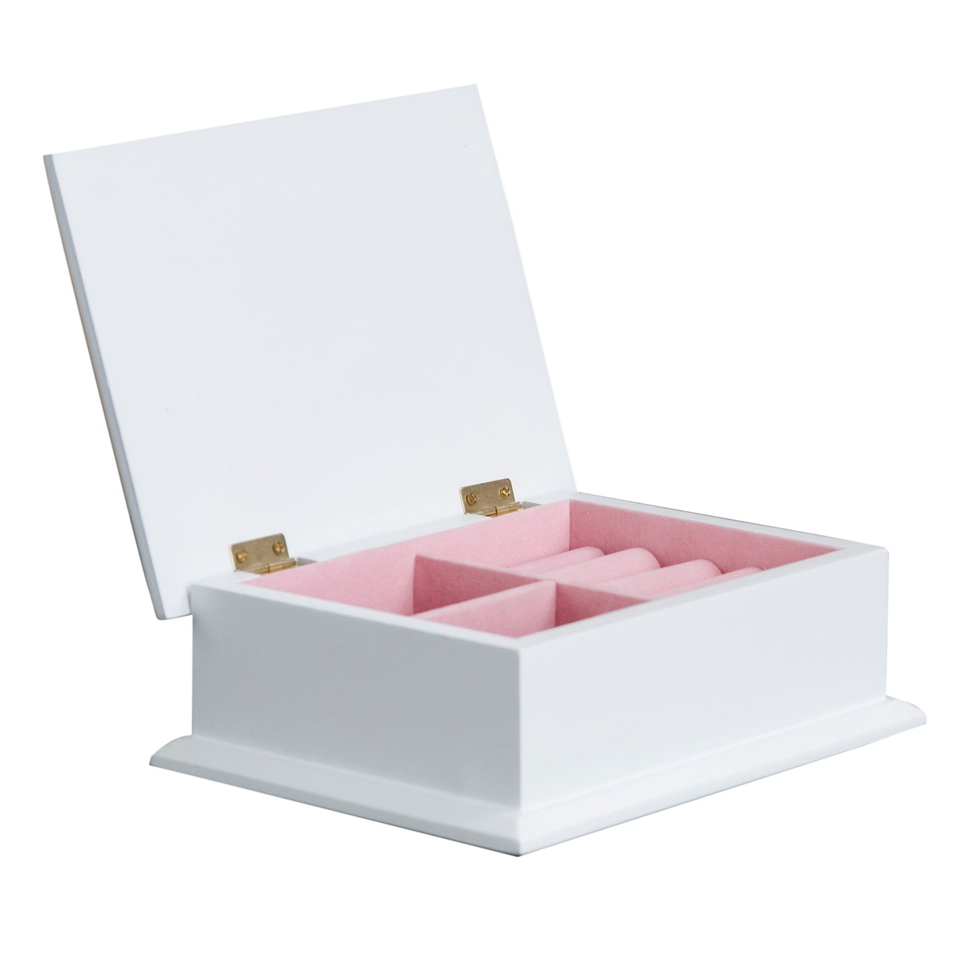 My Bambino Personalized Stemmed Flower Lift Top Jewelry Box - WoodArtSupply