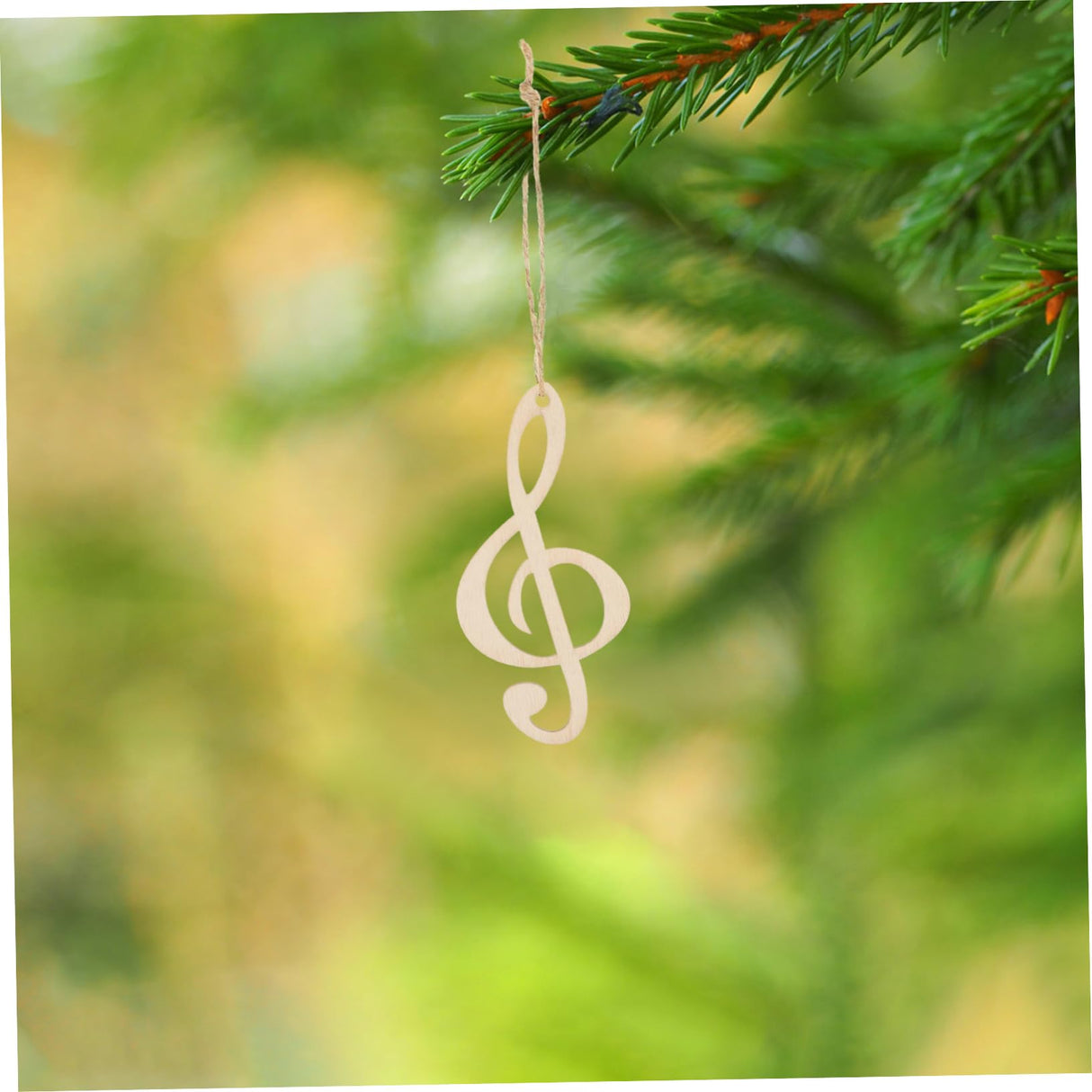 TEHAUX 10pcs Home Decor Wood Door Sign DIY Wooden Craft Musical Theme Party Favor Wood Centerpieces Wooden Slices Music Note Cutouts Wood DIY Craft TEHAUX