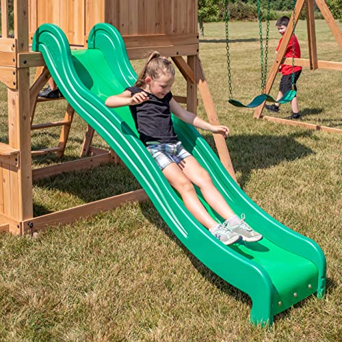 Backyard Discovery Montpelier All Cedar Wood Playset Swing Set Backyard Discovery