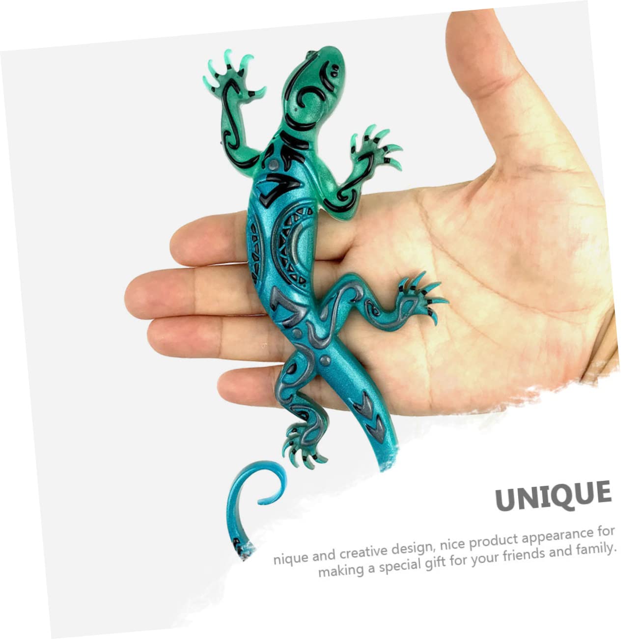 VILLCASE Gecko Decoration Mold Chocolate Making Silicone Resin for DIY Use DIY Gecko Wall Decor Wall Craft Molds Gecko Silicone Wall Art Craft Resin VILLCASE