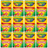 Crayola Crayons Bulk, 12 Packs of 24 Count Crayons, School Supplies, Assorted Colors Crayola