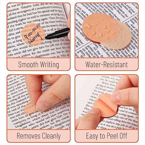 Mr. Pen- Transparent Sticky Notes, 560 Pcs, Pastel Colors, Round Translucent Sticky Notes, Sticky Note Tabs, Pastel Sticky Notes, See Through Sticky Mr. Pen