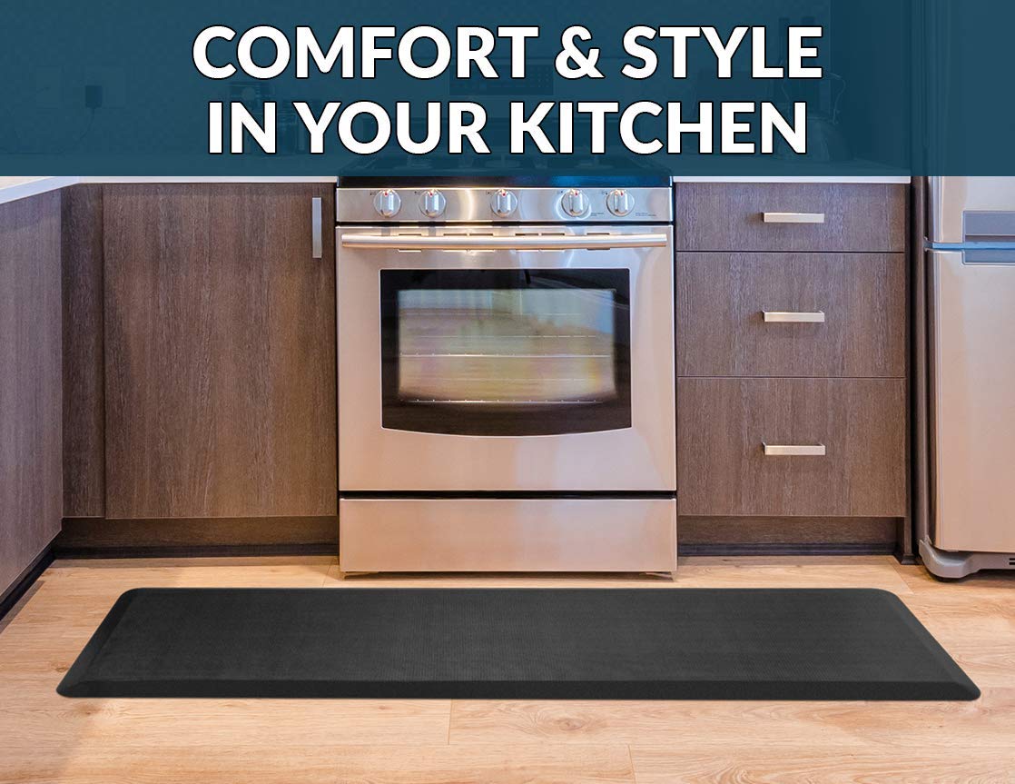 ComfiLife Anti Fatigue Floor Mat – 3/4 Inch Thick Perfect Kitchen Mat, Standing Desk Mat – Comfort at Home, Office, Garage – Durable – Stain ComfiLife