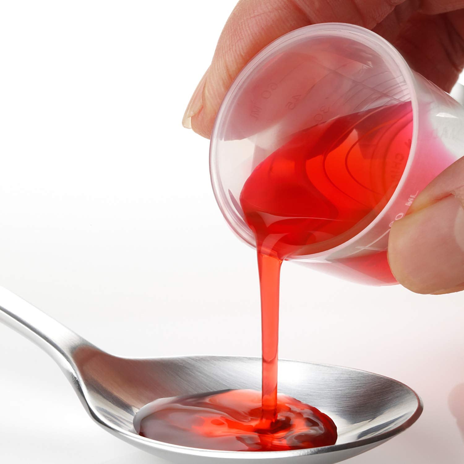 Coopay 50 Pack 60ml/2oz Plastic Graduated Cups Transparent Scale Cups Clear Epoxy Mixing Cups with 100 Pack Wooden Stirring Sticks for Resin, Epoxy, Coopay