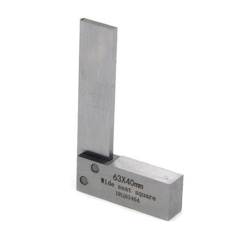 T Tulead 63x40mm Machinist Square Steel Machinist Ruler Precision Square Right Angle Measurement Woodworking Machinist Tool T Tulead