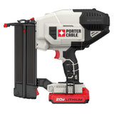PORTER-CABLE 20V MAX* Cordless Brad Nailer Kit with 1 Battery, 18GA (PCC790LA) PORTER-CABLE