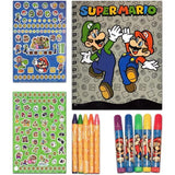 Nintendo Super Mario Sketchbook Set for Kids, Toddlers ~ 3 Pc Bundle With Mario Coloring Journal, Stickers, and More (Mario Drawing Pad Activity Kit) Nintendo Store