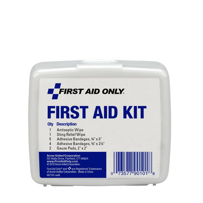 First Aid Only PhysiciansCare On-The-Go Emergency First Aid Kit for Home, Work, and Travel, 13 Pieces - WoodArtSupply