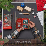BeaverCraft DIY06 Santa Whittling Kit – Wood Carving Kit for Beginners – Wood Carving Tools Set, DIY Crafts for Adults – Woodworking Kits for BeaverCraft