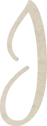 Wooden Letters 9 Inch Script Monogram J Craft, Unfinished Wood Cursive Letter Blank, Love Air Decorating Wall Art Font NEXTCraft