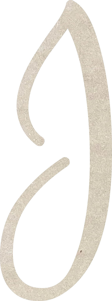 Wooden Letters 9 Inch Script Monogram J Craft, Unfinished Wood Cursive Letter Blank, Love Air Decorating Wall Art Font NEXTCraft