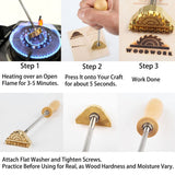 Customisable PrudoPex Metal Branding Iron for Personalised Stamps on Wood, Leather, and More PrudoPex