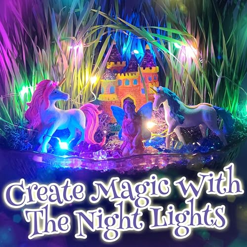 Bloonsy Unicorn Fairy Garden Kit for Kids | Light Up Fairy Unicorn Terrarium Kit | Science STEM Toys Presents | Unicorn Arts and Crafts Stuff for BLOONSY