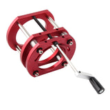 Router Lift Base, Aluminum Alloy Stainless Steel 4 Jaw Clamping Router Table Lifting System Base for Small Trimming Machines Walfront