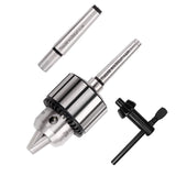 KingTool 4 Pcs Drill Chuck Set - 1/2-Inch Drill Chuck with Chuck Key with #1 (JT33-MT1) and #2 (JT33-MT2) Morse Taper Arbor - WoodArtSupply