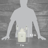 Stanley Legendary Classic Canteen Water Bottle - 1.1 QT - Stainless Steel Canteen with Strap and Leakproof Lid - Dishwasher Safe and BPA-Free, Cream STANLEY