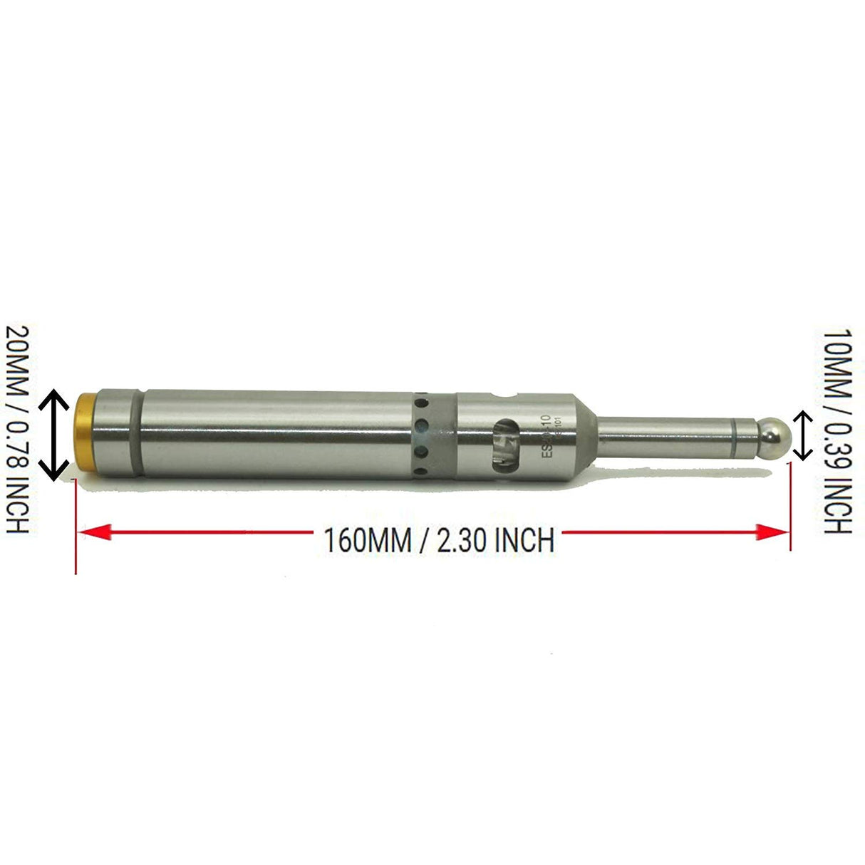 Edge/Center Finder, 3/8" Diameter Probe - With Led Beep Touch Point Sensor Precision Locate for milling machine to find the workpiece edge CNC Lathe Pmsanzay