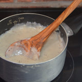 The Live Edge - Handmade Olive Wood Spoon 12" Long handle | Large Wooden Spoon for Cooking, Kitchen Utensil | Single Nonstick Wood Serving Spoons for The Live Edge