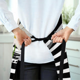 bisibuy Sunflower Music Notes Aprons for Men with Pockets Adjustable Bib Apron for Women Workshop BBQ Chef Apron Long Ties bisibuy