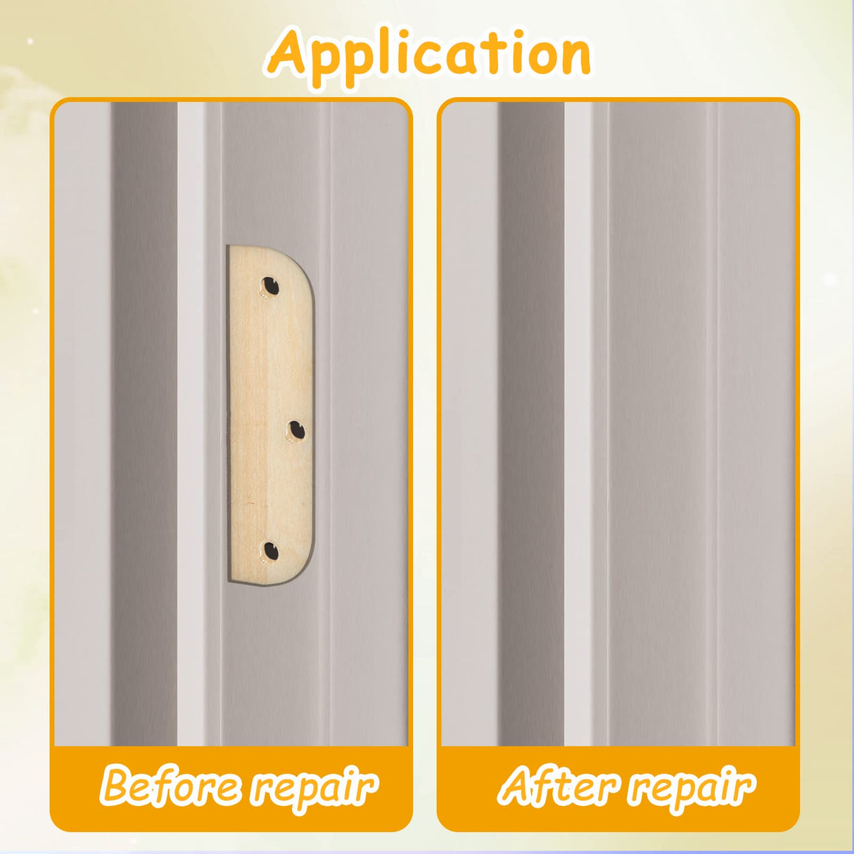 3.5 Inch Hinge Repair Plate Hinge Repair Kit Kitchen Cabinet Hinges Cabinet Door Hinge Door Hole Cover Plate Wooden Hinge Filler Plates, Hinge Blanks Taiyin
