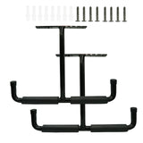 Fpz-bd Black 16.5 Inch Garage Ceiling Storage Racks,Heavy Duty Overhead Garage Storage Rack for Bike,Pipe,Ladder,Wood(2Pack,Gray,Included Plastic Fpz-bd