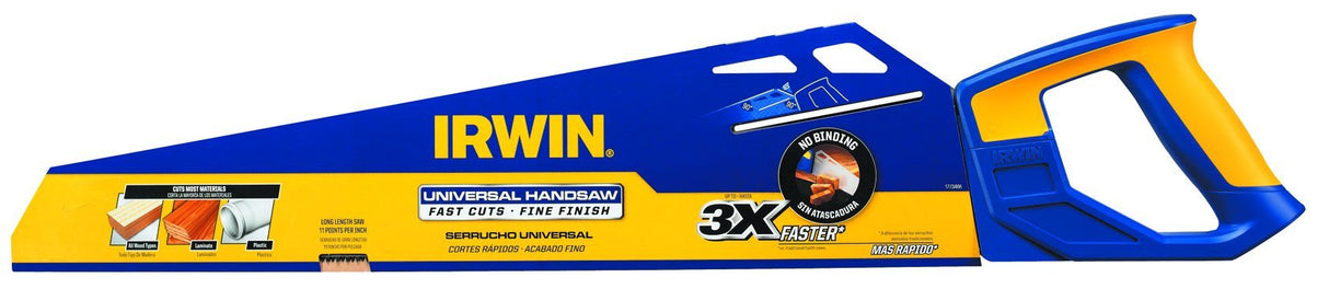 IRWIN Tools Universal Handsaw, 20-Inch (1773466) , Blue IRWIN