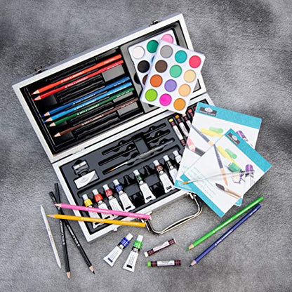 Royal & Langnickel Essentials 85pc Mixed Media Beginners Box Art Set - WoodArtSupply