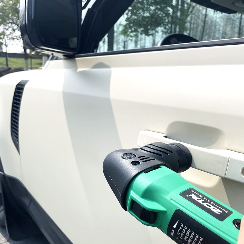 ZOTA Mini Polisher, 2-inch/ 3inch Car Buffer Polisher with 8mm Random Orbital,Car Polishers and Buffers for Car Detailing,Variable Speed Small Buffer ZOTA
