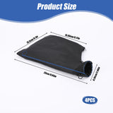 4Pcs Black Dust Collection Bag for Miter Saw Table Saw Miter Saw Dust Bag Black Dust Collection Bag 255 Model with Zipper and Wired Adjustable Stand Mozeat Lens