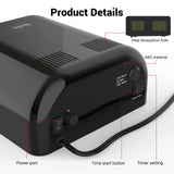 MelodySusie 36W Nail Lamp for Resin, Professional Gel Nail Polish Curing Lamp with 3 Timer Setting, Sliding Tray for Manicure Pedicure Resin, Black MelodySusie