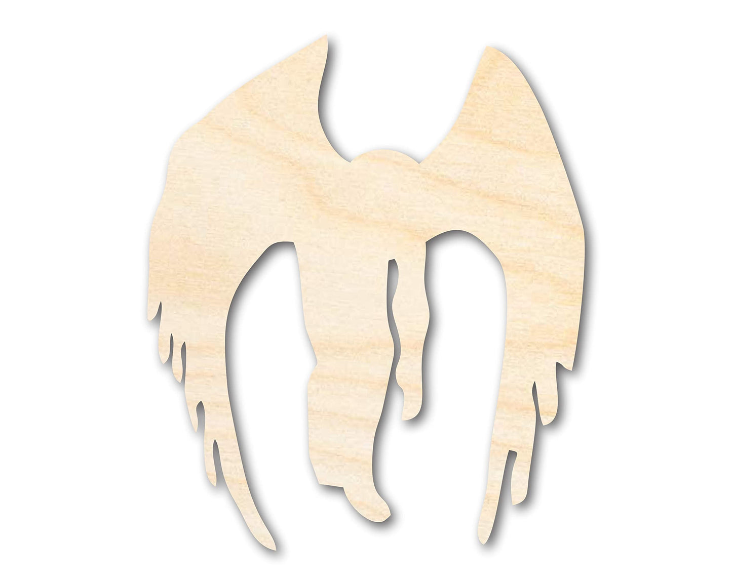 Unfinished Wood Mothman Shape - Craft - up to 36" 6" / 1/2" - WoodArtSupply