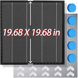 YOOPAI Honeycomb Laser Bed 500x500mm Honeycomb Working Table with Aluminum Panel for Laser Cutter Engraver Accessories, Desktop Protection, Fast Heat YOOPAI