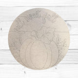 Fall Sweet Fall Circle, Fall Shape, Wood Cutout, Shape, Paint by Line, Build-A-Cross Build-A-Cross