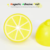 MORITECK Wooden Play Food Sets for Kids Kitchen Accessories, Realistic Wood Cutting Fruits Toys for 3- Year Old Toddlers, Mini Pretend Play Fake MORITECK