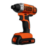 BLACK+DECKER 20V MAX* POWERCONNECT 1/4 in. Cordless Impact Driver Kit (BDCI20C) BLACK+DECKER