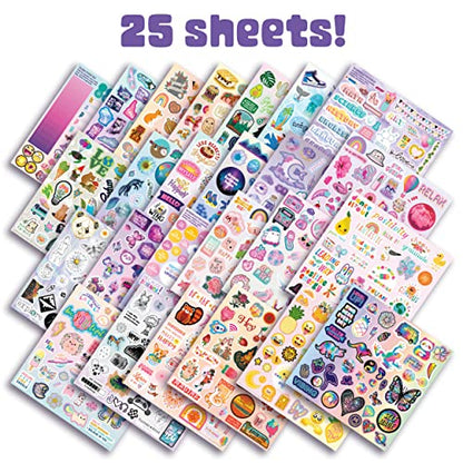 Craft-tastic – Sticker Party – Trendy VSCO Stickers – Decorate Journals, Water Bottles, Phones, and More – Stickers are Removable & Won't Leave - WoodArtSupply