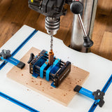 Self Centering Drill Vise w/Hex Key - Perfect Centering Tool for Pen Drilling Vise Holds Work Centered & Plumb – Portable Rockler Drill Guide - ROCKLER