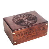 Personalized Urns for Human or Pet Ashes, Personalized Wooden Engraved Cremation Urn, Wood Funeral Urn - Keepsake Box, Memorial Urn or Casket (Wood The Maryam Crafts