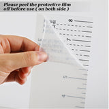 Copkim 3 Pcs Left Chest Logo Placement Tool T Shirt Ruler Guide 8.27" x 7.24" for Heat Press Printing Acrylic Embroidery Placement Ruler for Adult Copkim