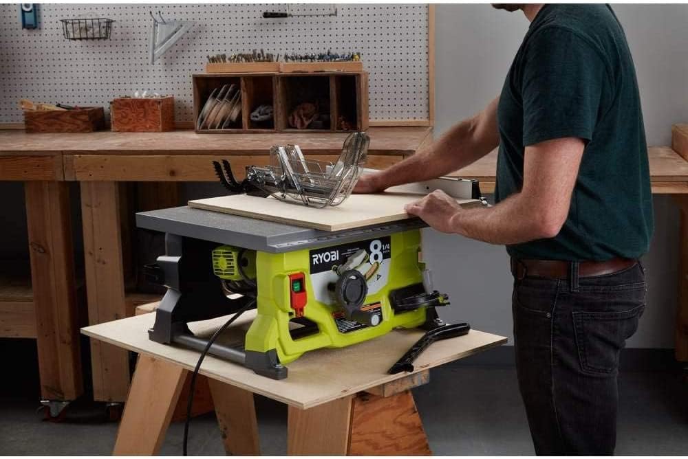 RYOBI 13 Amp 8-1/4 in. Compact Portable Corded Jobsite Table Saw (Renewed) RYOBI