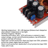 KOOBOOK 1Pcs 1200W 20A DC Car Step-up Power Supply Module Boost Converter Adjustable 10-60V to 12-83V KOOBOOK