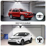 Luyata LED Garage Lights 2 Pack,Ceiling LED Shop Light 160W 16000LM 6500K Screw in Led Light with 5+1 Deformable Panels, Bright Led Lighting for Luyata