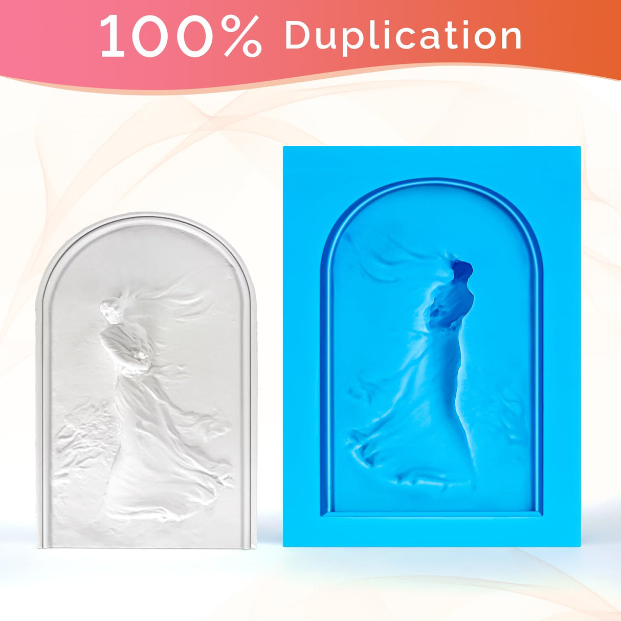 NASUBI Silicone Mold Making Kit 70.4oz,15A Non-Toxic Safe Liquid Silicone Rubber for Mold Making,4.4LB Mixing 1:1 by Weight Fast Curing Silicone NASUBI