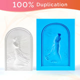 NASUBI Silicone Mold Making Kit 70.4oz,15A Non-Toxic Safe Liquid Silicone Rubber for Mold Making,4.4LB Mixing 1:1 by Weight Fast Curing Silicone NASUBI